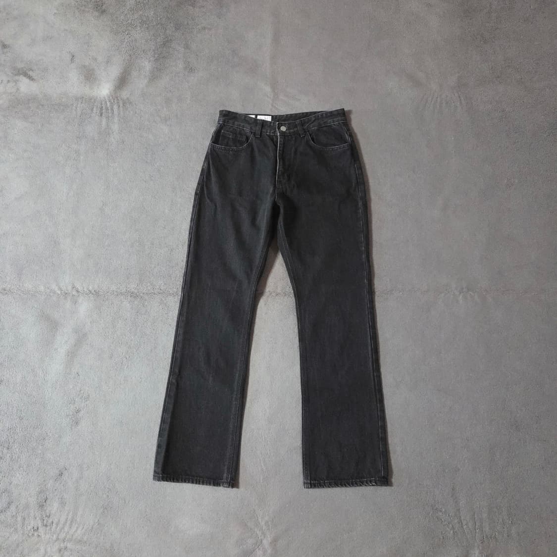 유스 흑청 블랙 데님 팬츠 30-31인치 상품이미지1