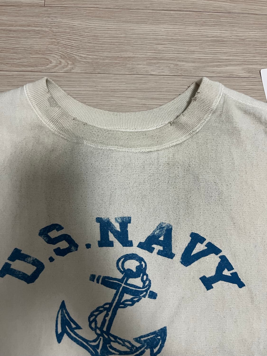 바우와우 빈티지에이징 스웻셔츠 XXL 상품이미지3