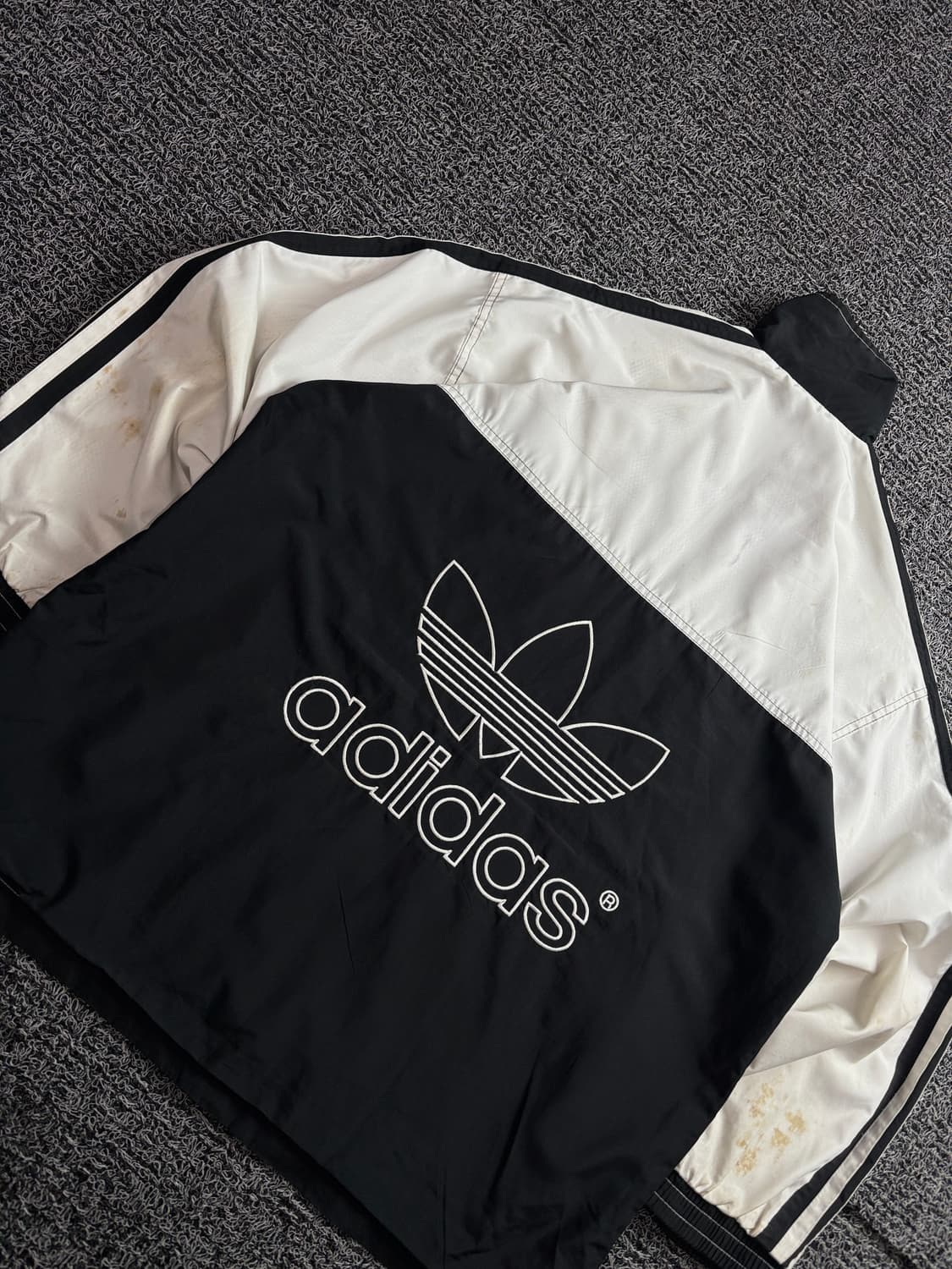 아디다스 올드스쿨 빅로고 사이드라인 자켓 3568 상품이미지6