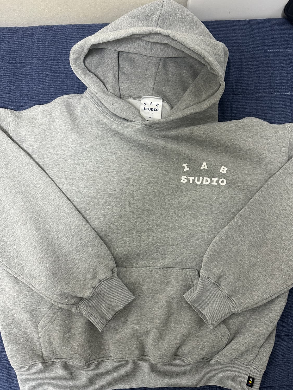 최상급! 21ss 아이앱 스튜디오 후드 그레이 M 상품이미지3