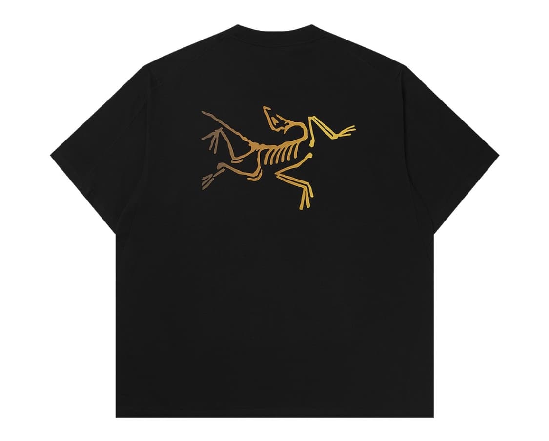 아크테릭스 크래그 코튼 로고 SS 티셔츠 24K 블랙 상품이미지1