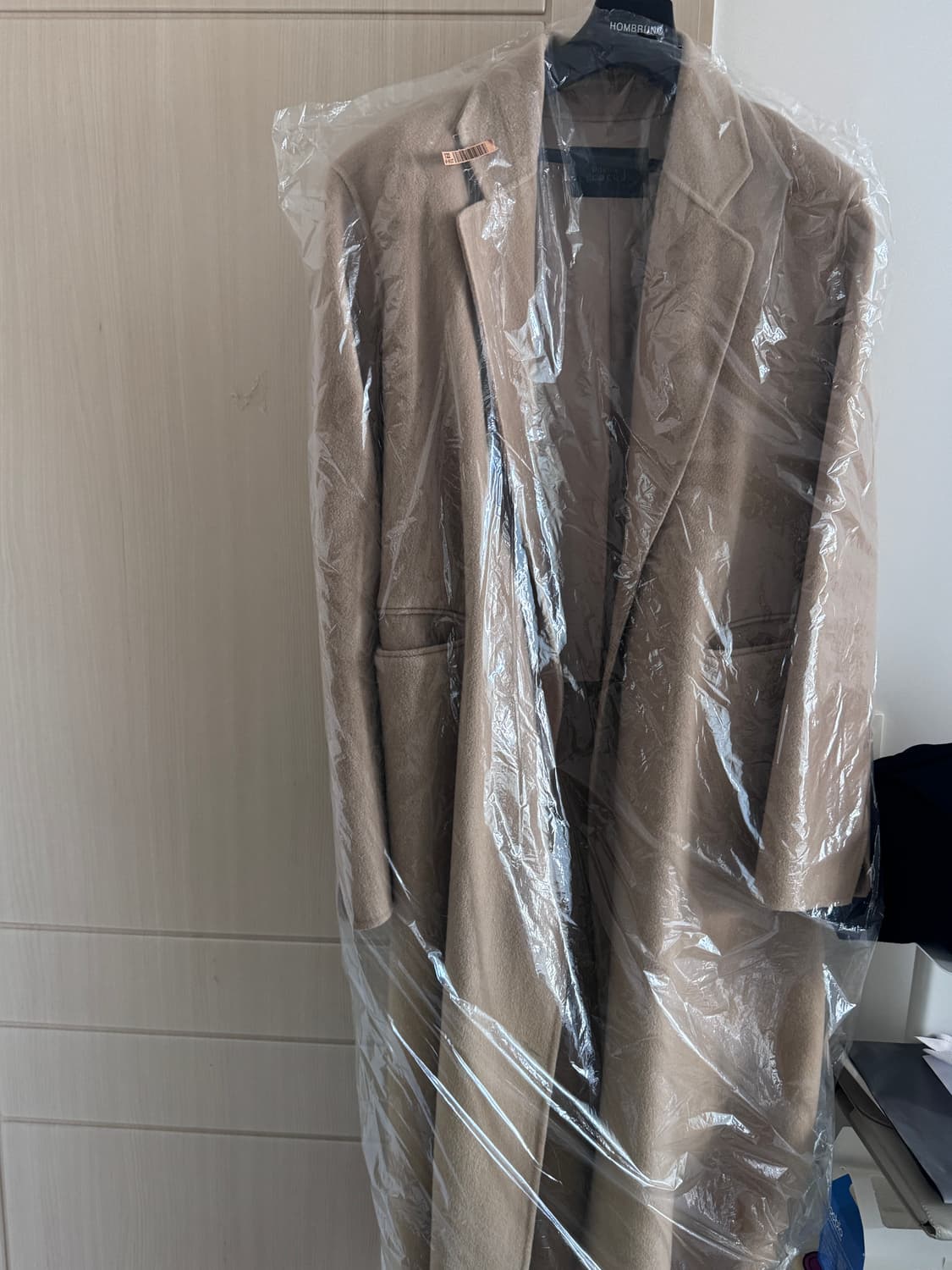 카멜 울90 코트 상품이미지6