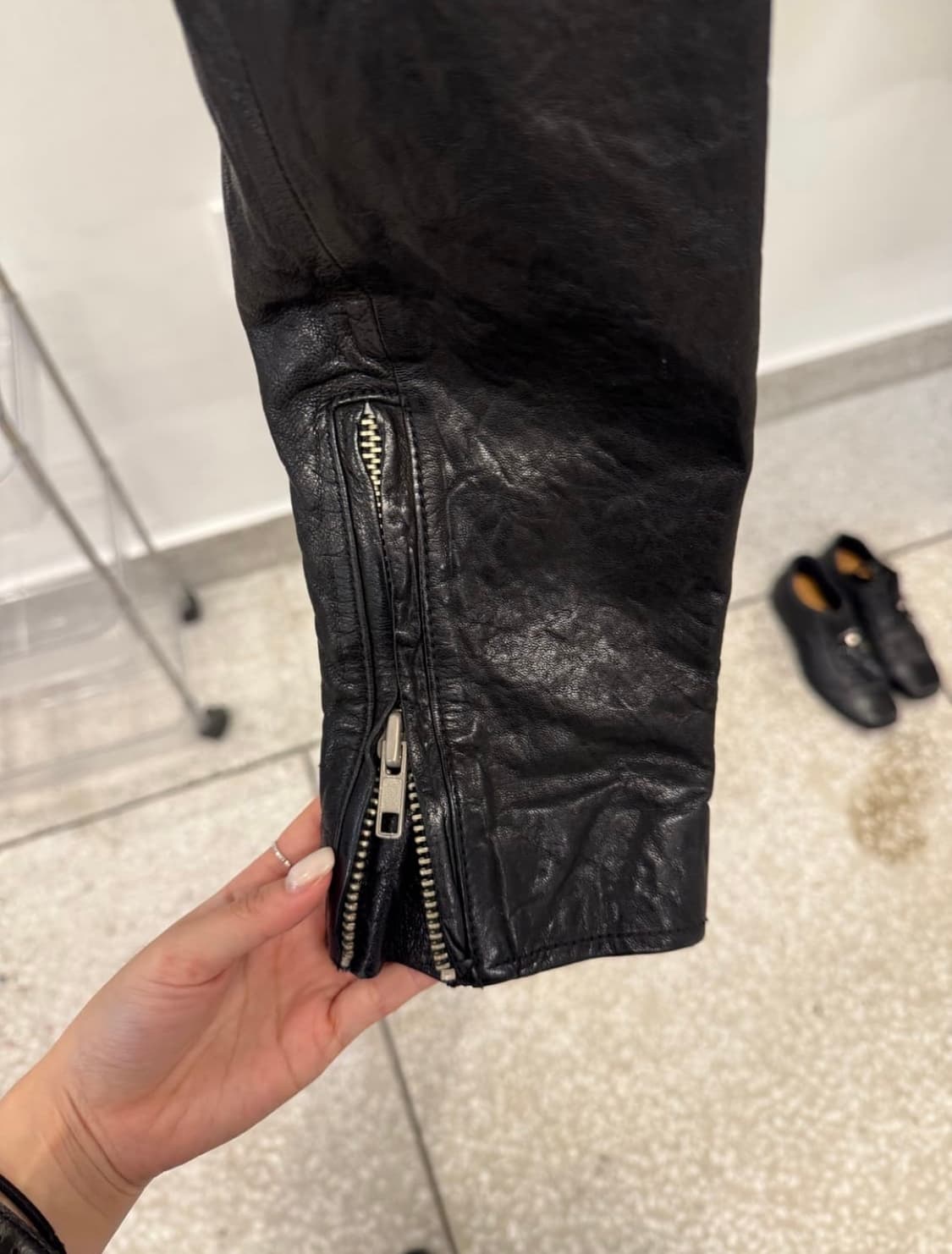 Vintage Leather Jacket 상품이미지4