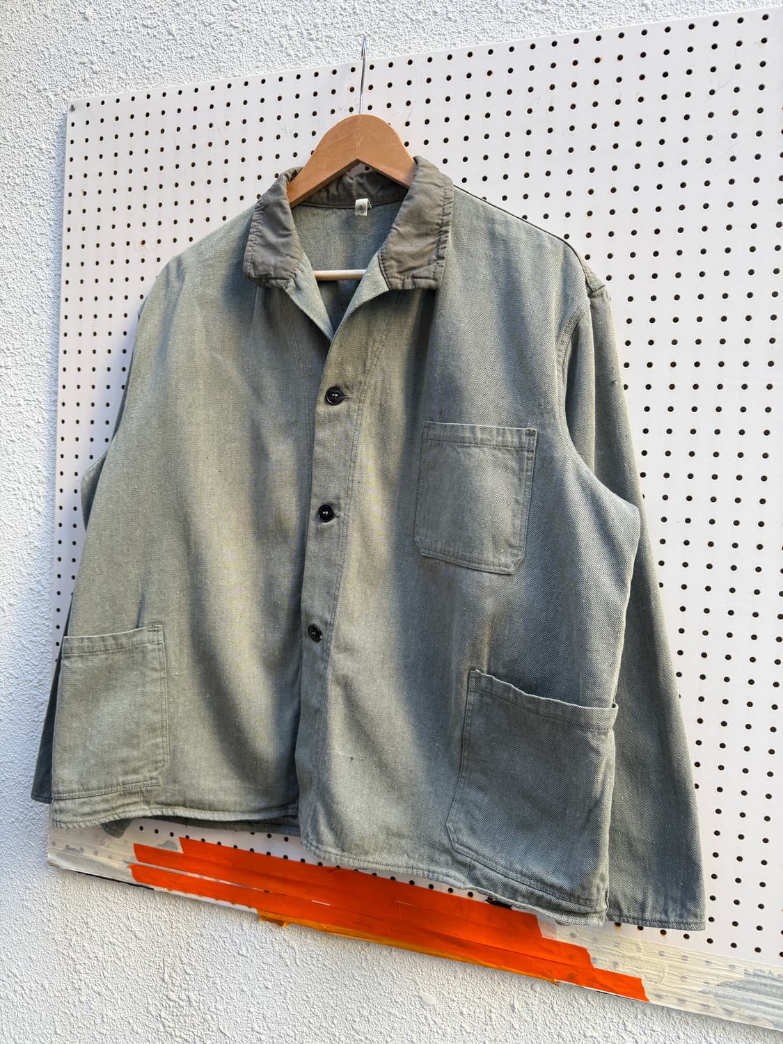 OLD EURO VINTAGE GREY KHAKI 빈티지프렌치워크자켓 상품이미지4