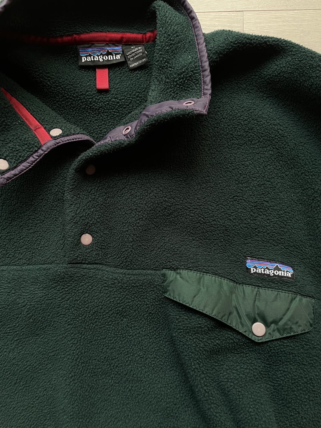 90s 파타고니아 신칠라 그린 퍼플 블랙 patagonia 상품이미지4