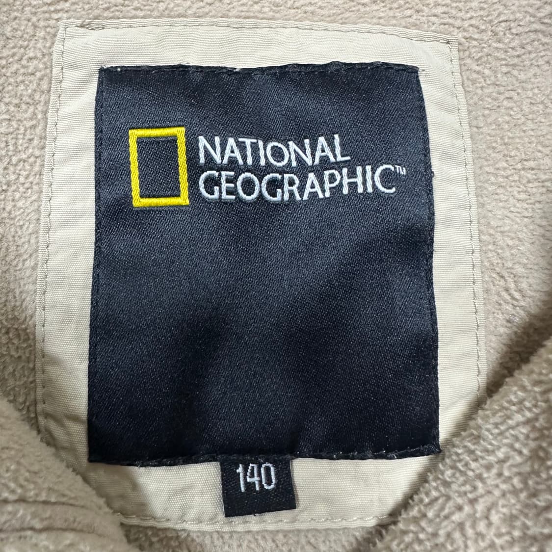 ✨ (바배) 내셔널 지오그래픽 후드 뽀글이 플리스 집업 (140) 상품이미지3