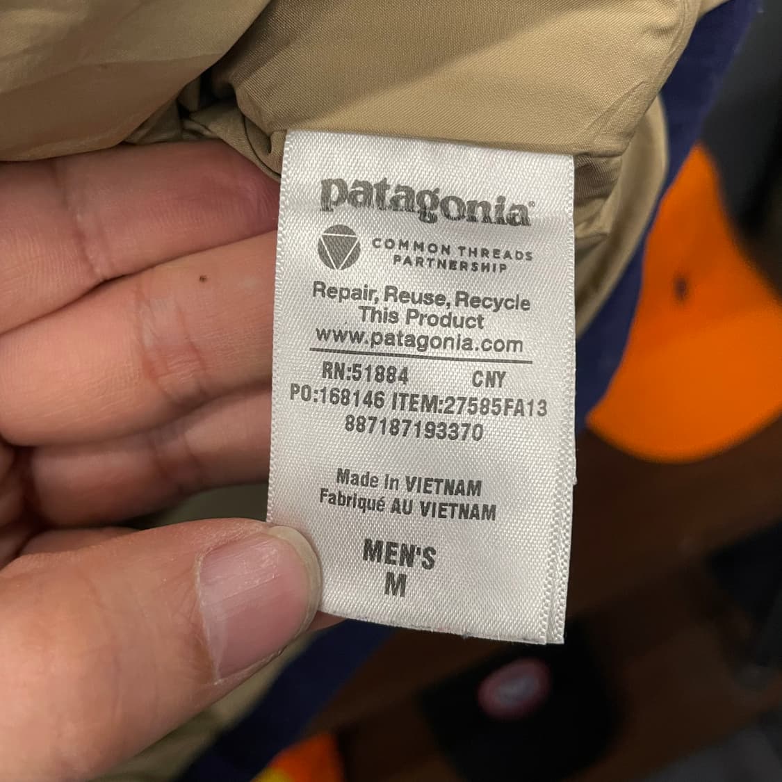FA13 파타고니아 버튼 집업 구스 다운 베스트 조끼 패딩 N409 상품이미지8