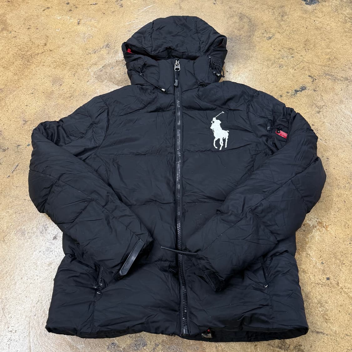 폴로 랄프로렌 빅포니 블랙 패딩 상품이미지2