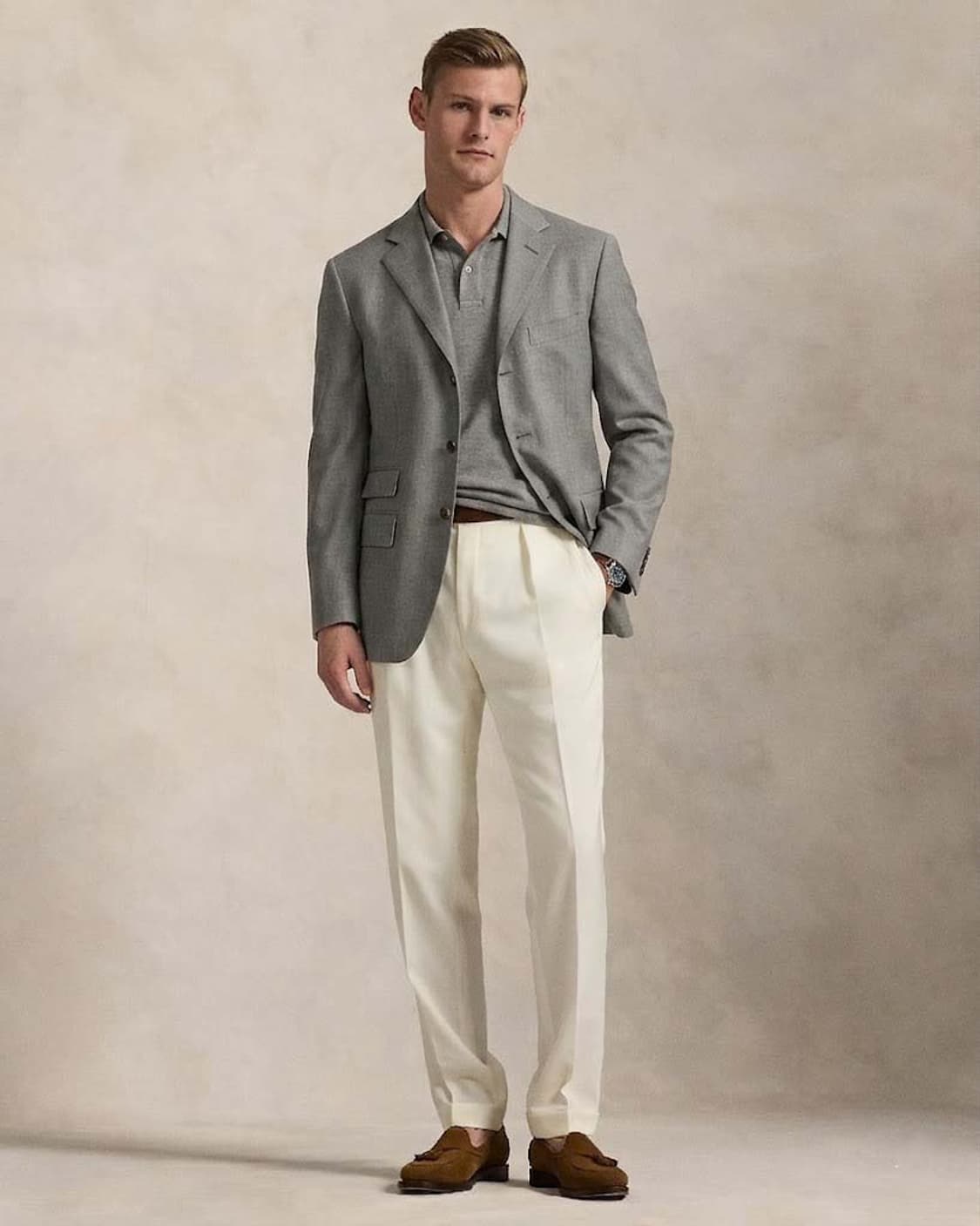 폴로 랄프로렌 꼬리넬리아 이태리 스트라파타 버진울 수트 자켓 상품이미지4