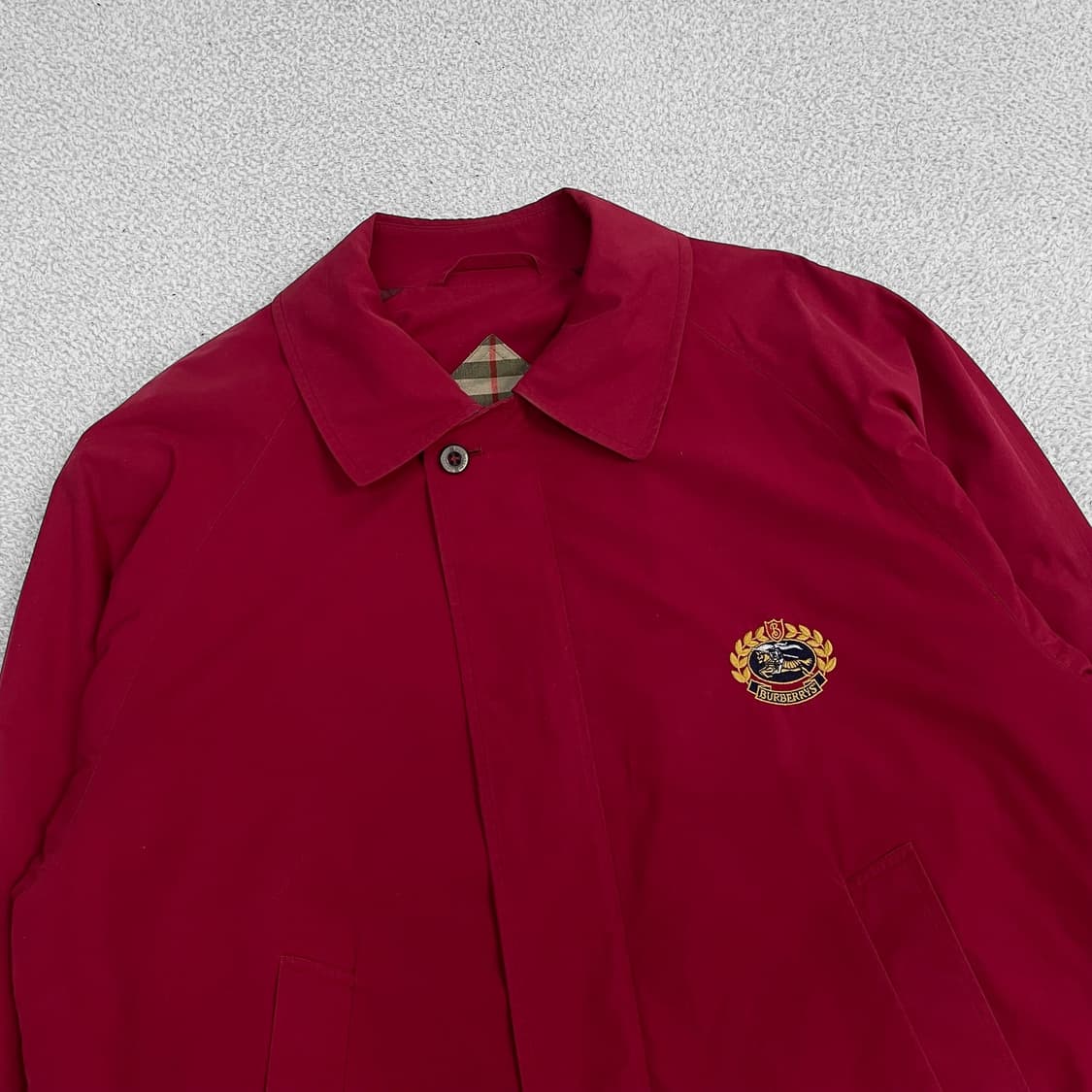 버버리 Burberry 아카이브 블루종 자켓 레드 상품이미지2