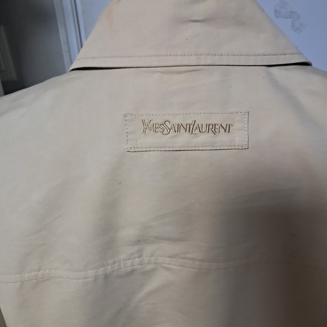 입생로랑 남성 빈티지 블루종 봄버 자켓 95 상품이미지7