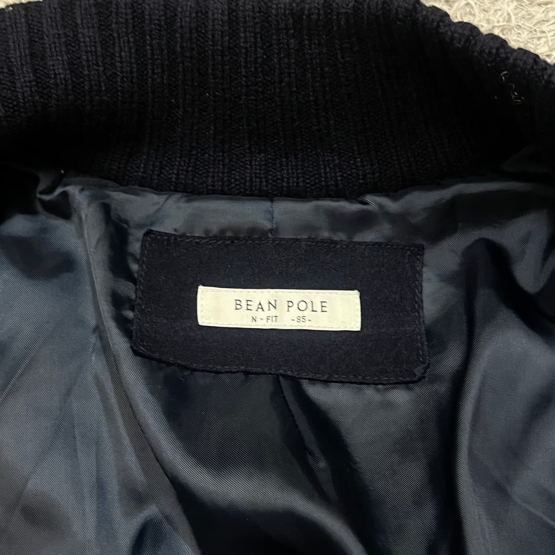 [95-100] 빈폴 누빔 니트집업 상품이미지4