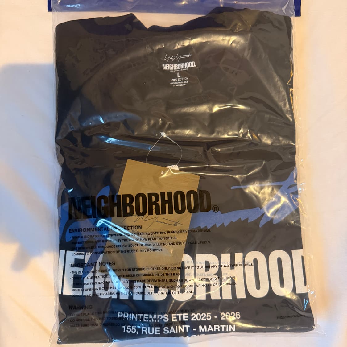 요지야마모토 네이버후드 티셔츠 신상 상품이미지4