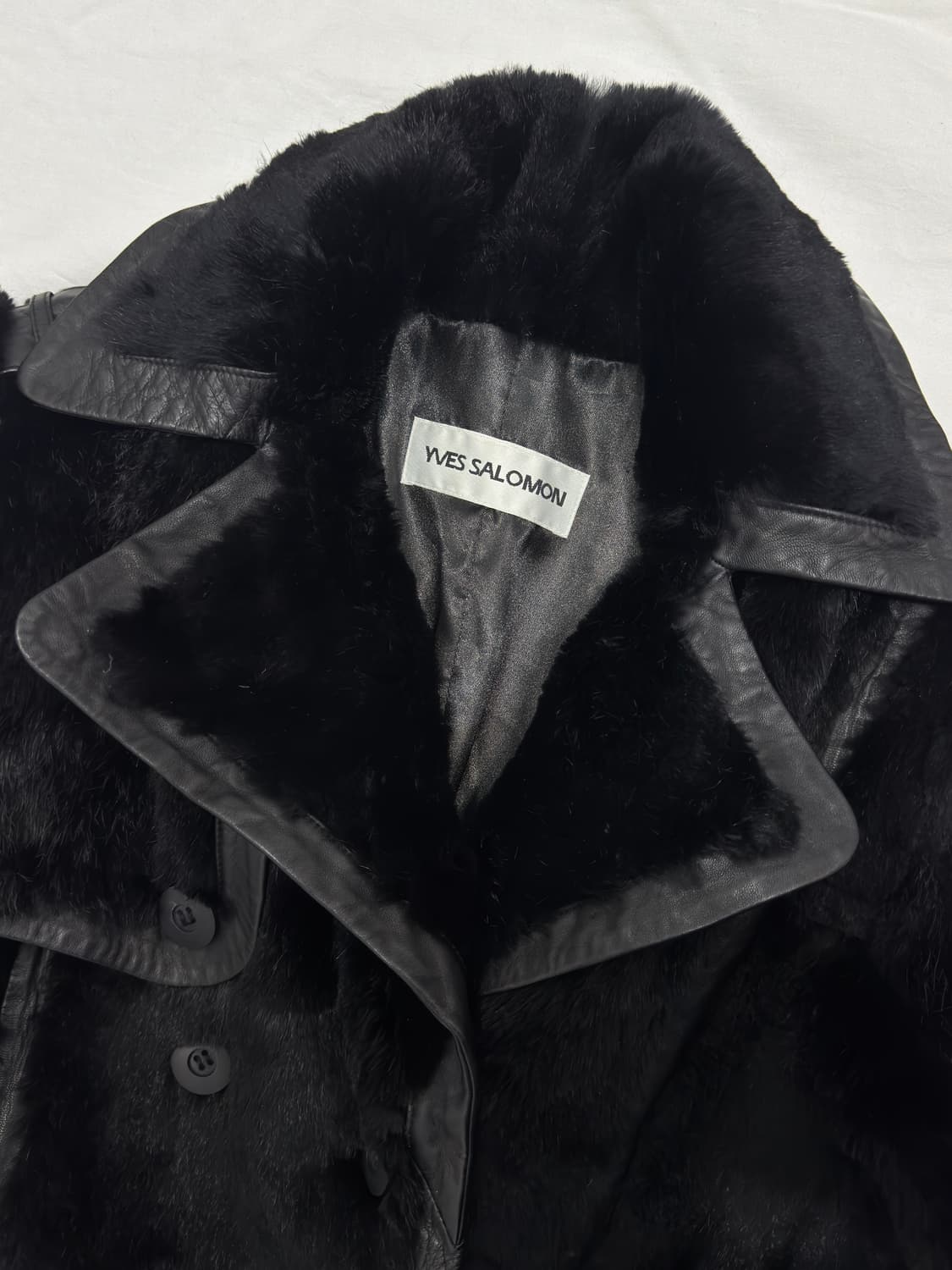 yves salomon lex fur long coat 상품이미지5