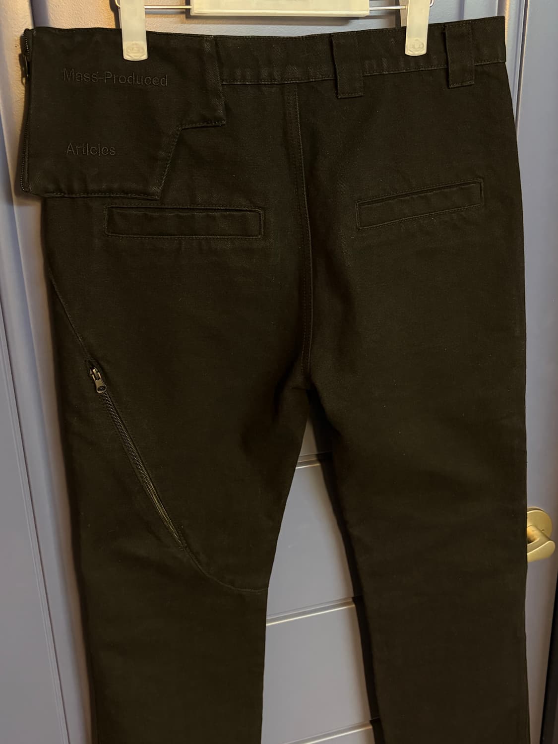 플라스틱프로덕트 wallet raw denim pants S size 상품이미지5