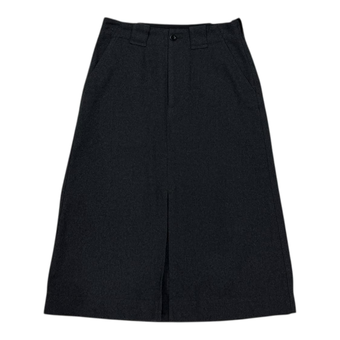 MHL 마가렛호웰 울 롱스커트 치마 차콜 그레이 상품이미지1