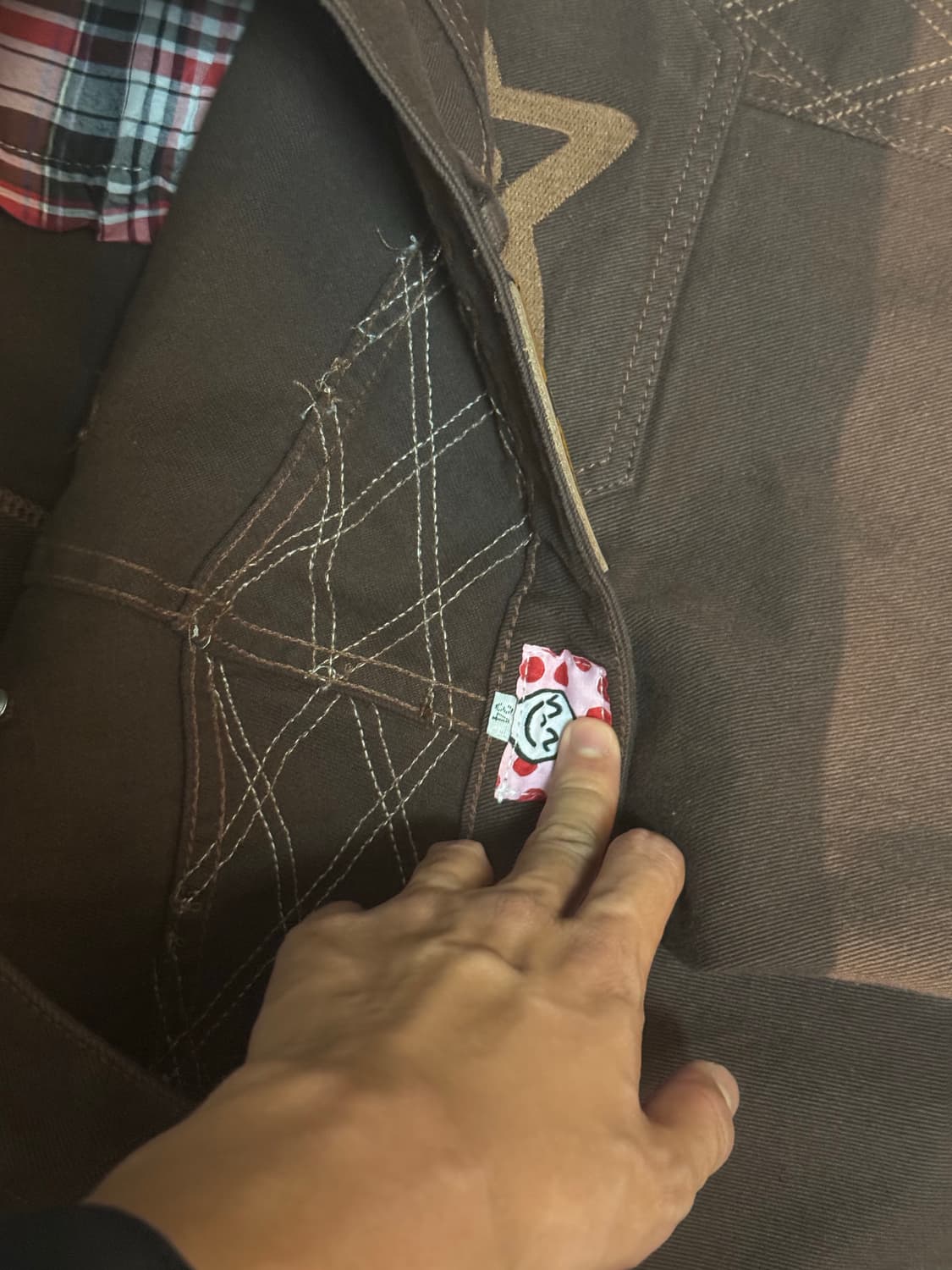 스타팀 Star Team 카펜터 더블니 워크팬츠 브라운 상품이미지4