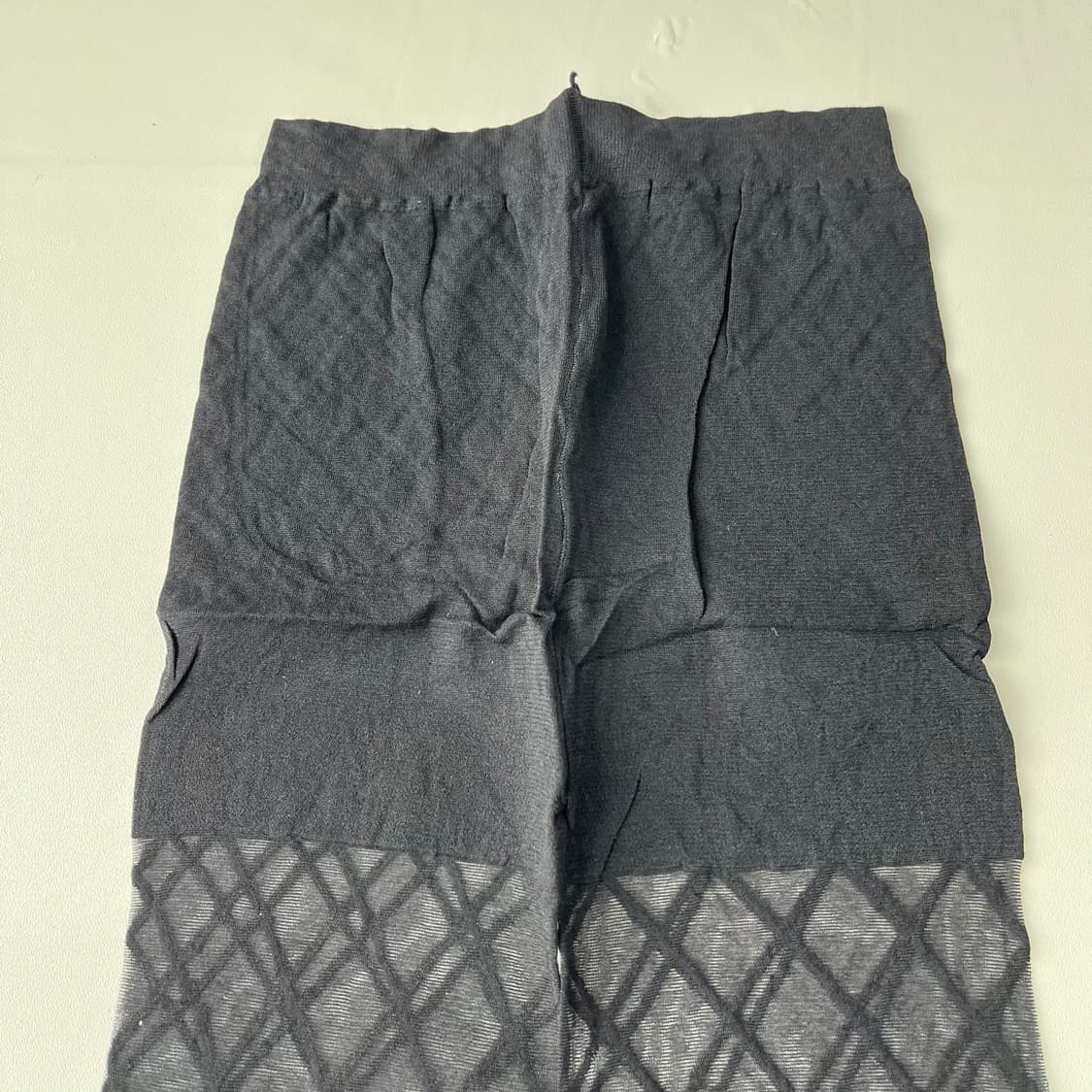 일본산 Chaton Moe 빅체크 패턴 스타킹 상품이미지4