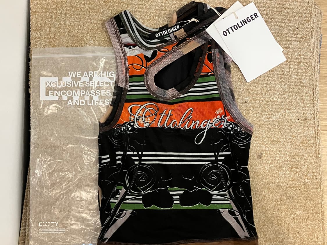 오토링거 매쉬 탱크탑 폴로 프린트 xs 상품이미지2