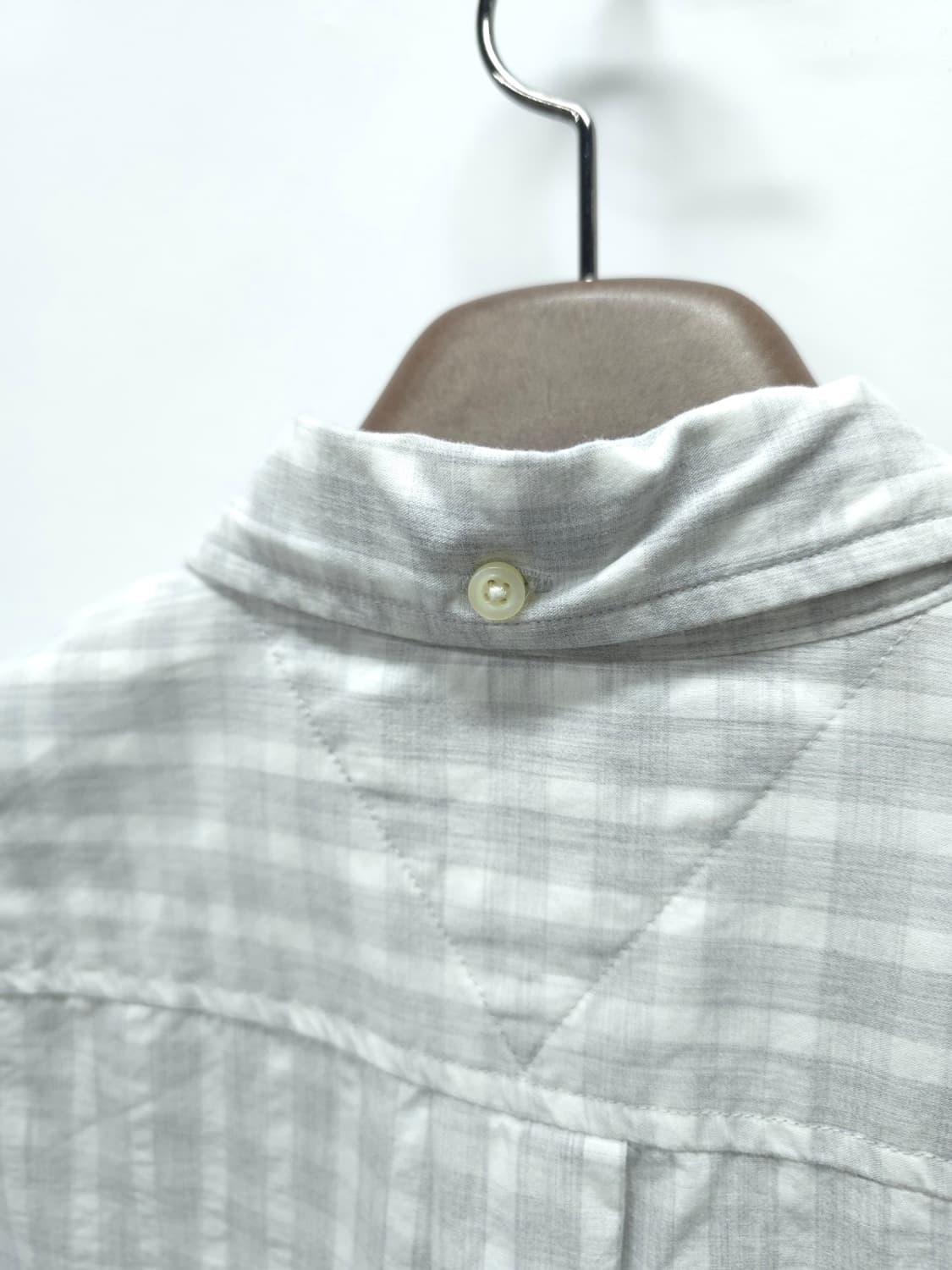 타미힐피거 화이트 그레이 체크 긴팔 셔츠 상품이미지8