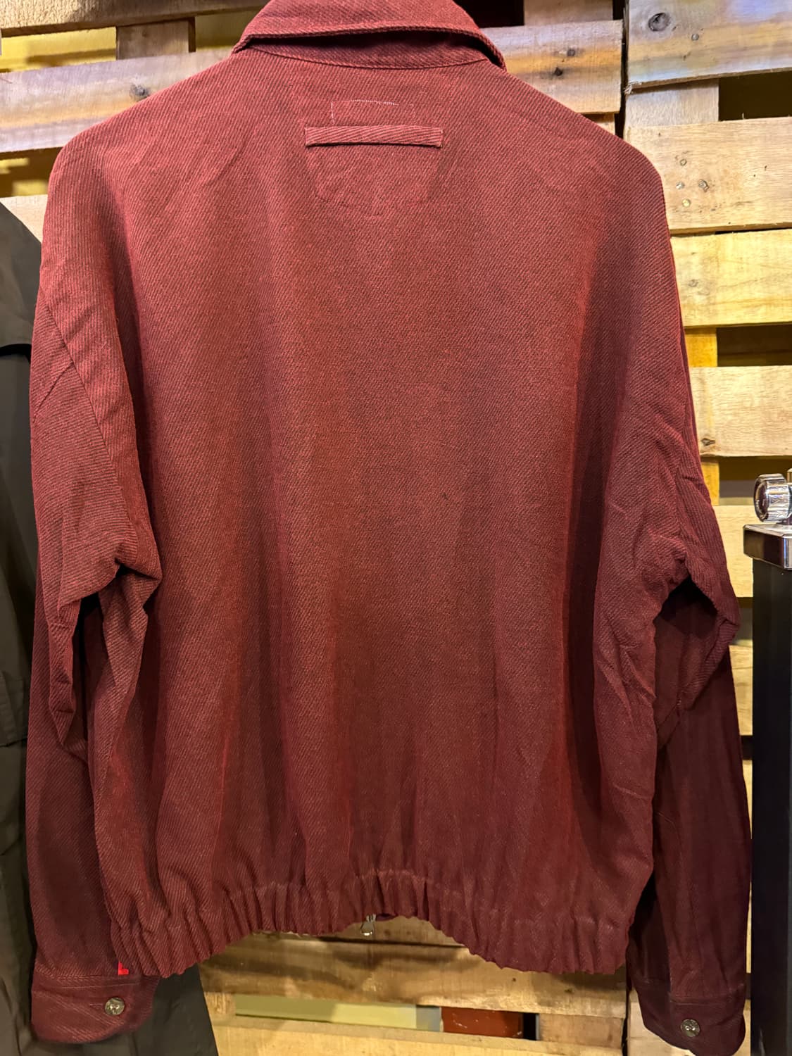 칼하트 버건디 리메이크 셔츠 자켓 상품이미지3