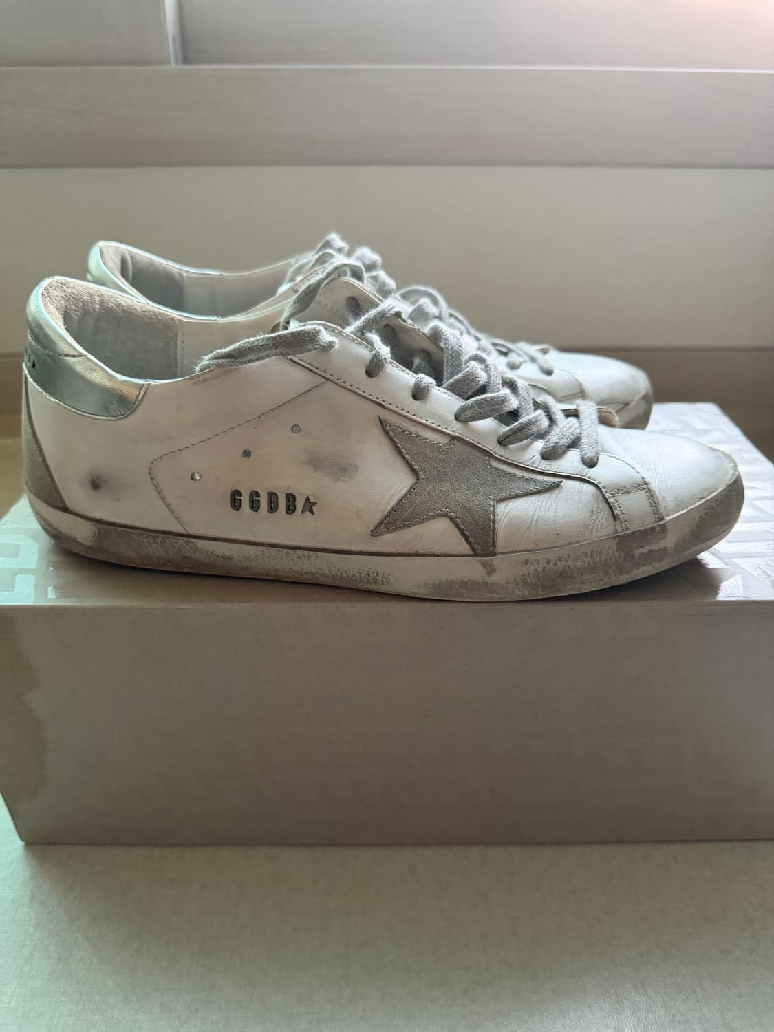 골든구스 슈퍼스타 화이트실버탭 상품이미지2