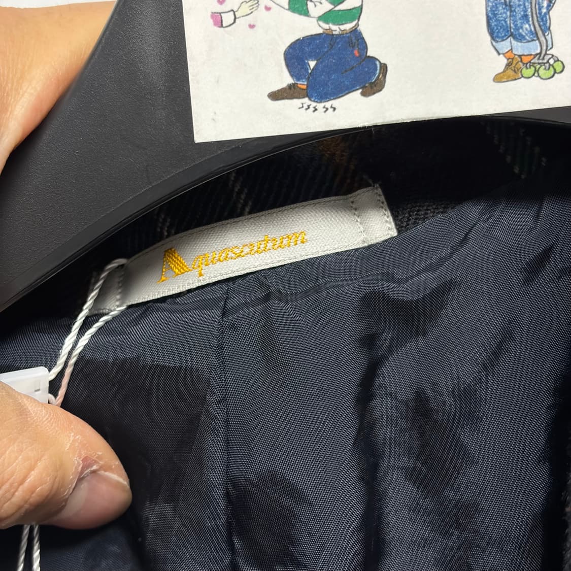 아쿠아스큐텀 타탄 블레이저  상품이미지3