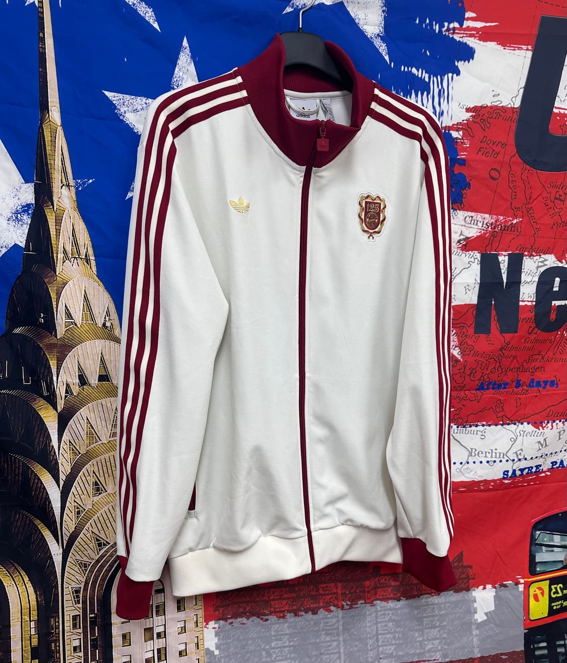 새상품급 아디다스 레어급 125주년  트랙탑 져지 4XL120 상품이미지3