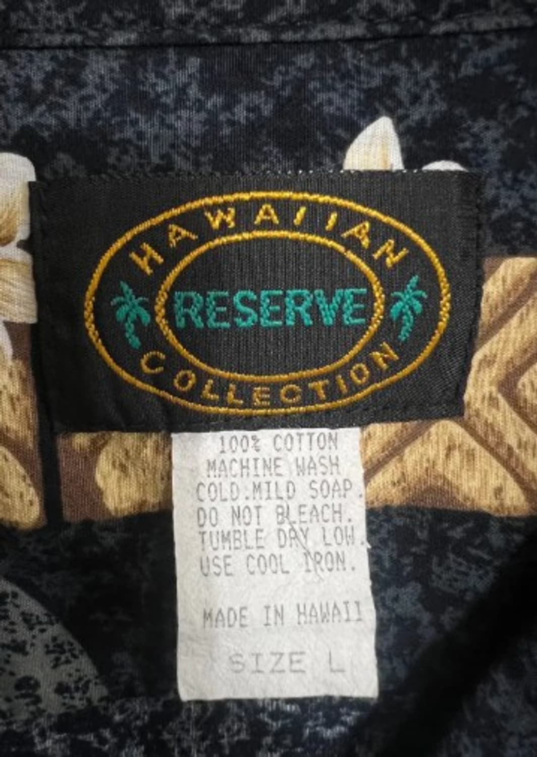 리저브RESERVE 남성 코튼 하와이안셔츠  상품이미지5