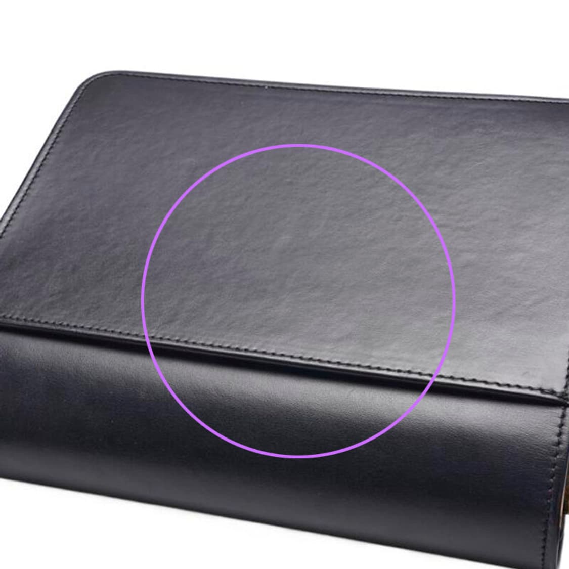 (중고) 마르니 블랙 카프스킨 트렁크 미듐 숄더백 상품이미지7