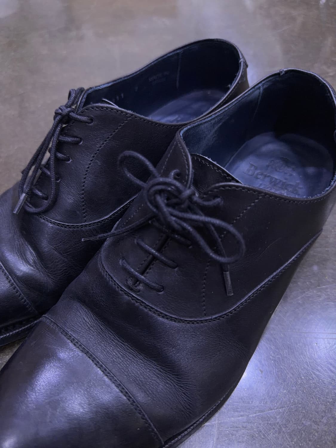 버윅 4311 옥스포드 슈즈 구두 블랙 7 상품이미지4