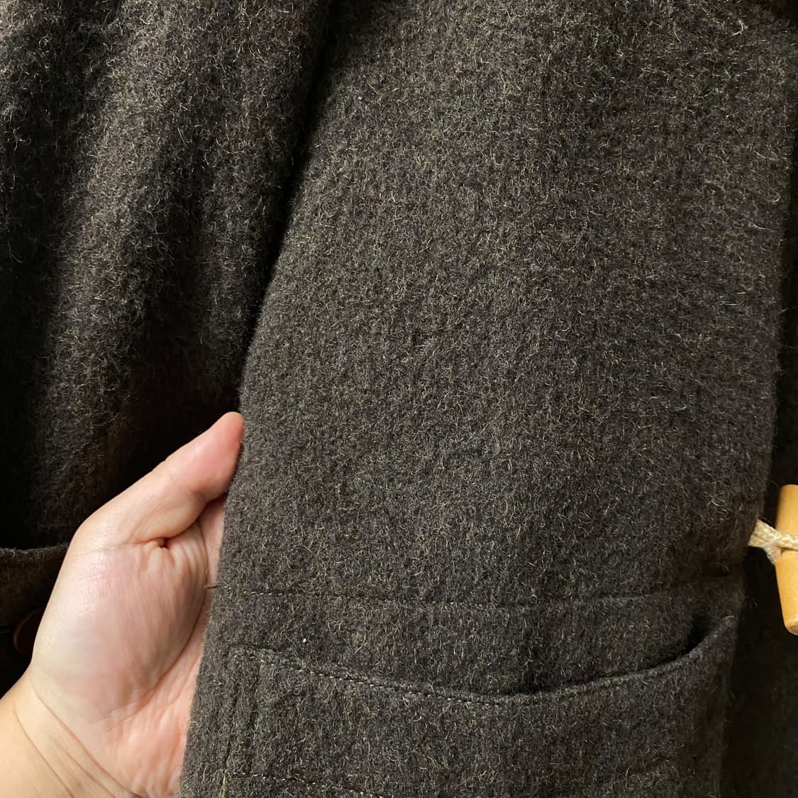 (2)nigel cabourn 나이젤카본 울 더플코트 상품이미지5