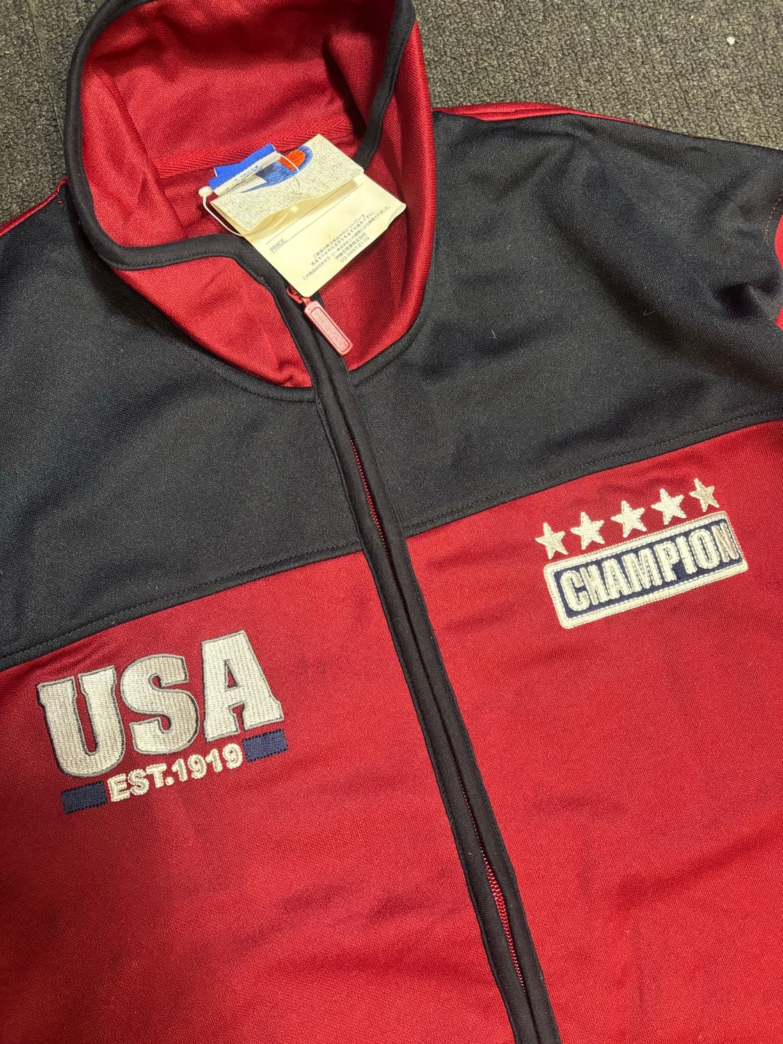 00s 챔피온 데드스탁 버건디 트랙탑 져지 L 상품이미지2