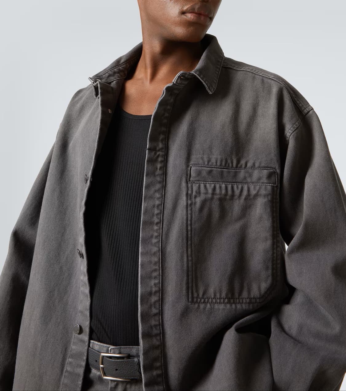 엔타이어스튜디오 허르큘린 셔츠 스톤 라이트 S사이즈 상품이미지3