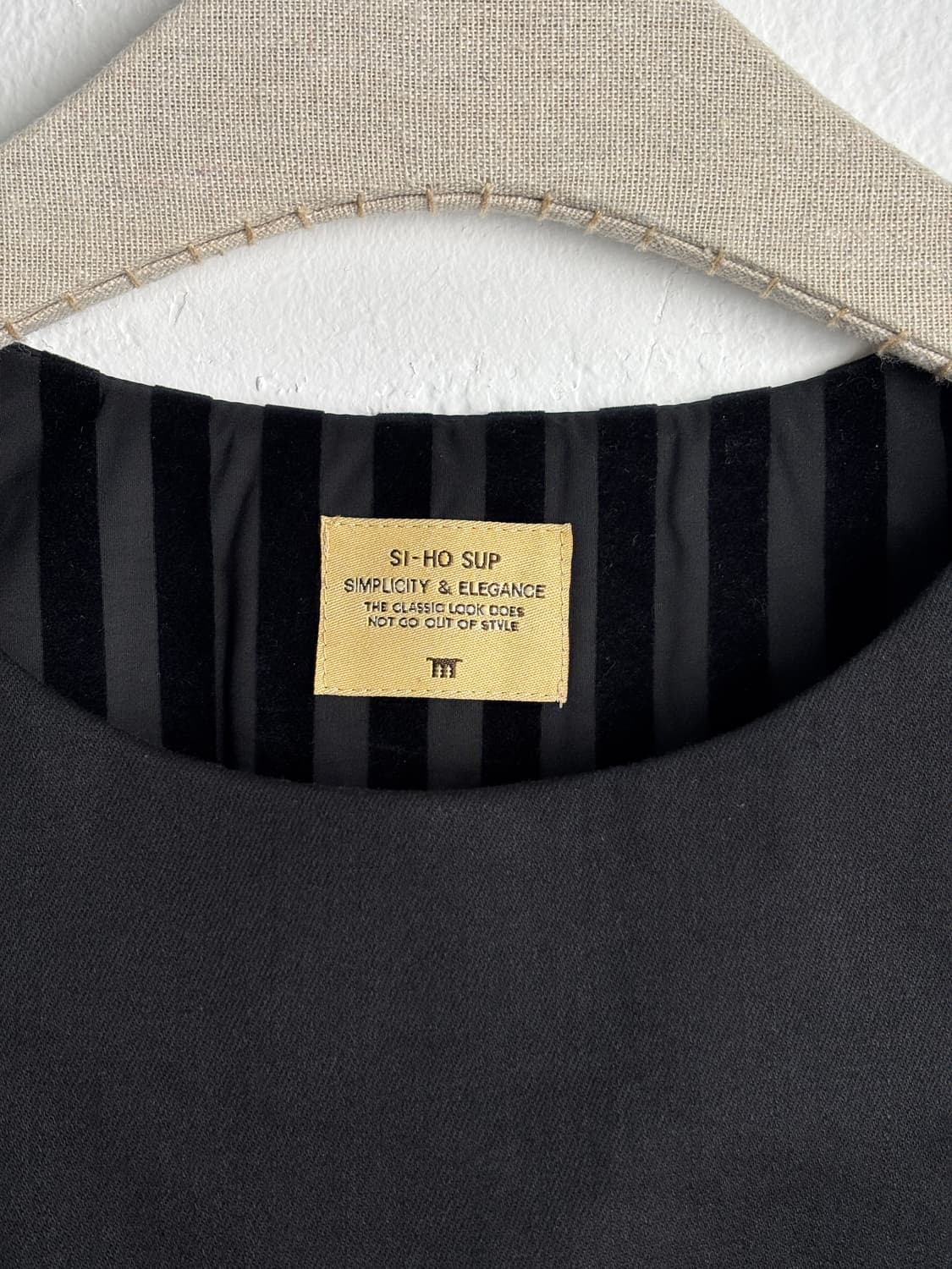 SI-HO SUP 2014 FW Black Dress 상품이미지3