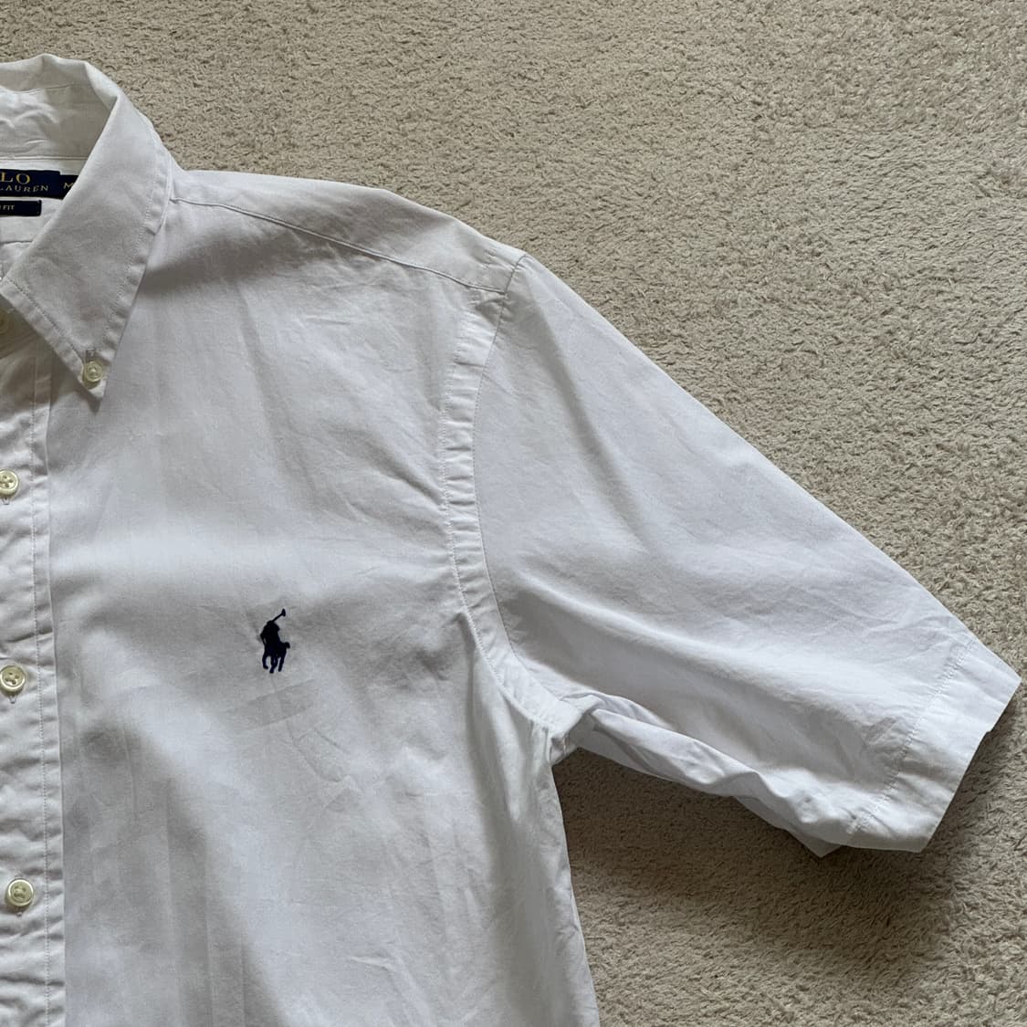 폴로 반팔 화이트 셔츠 m 상품이미지6