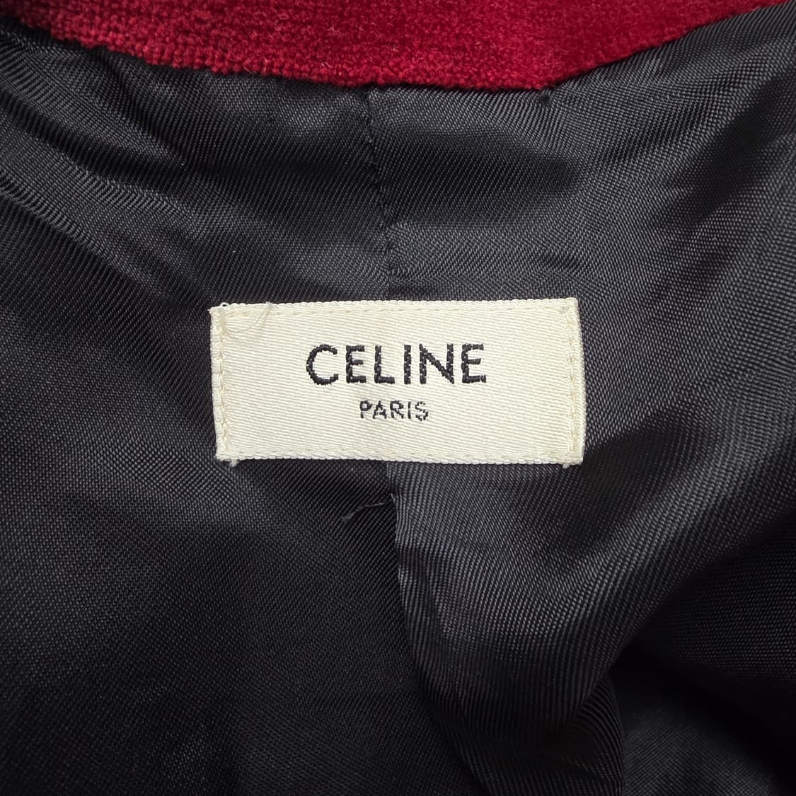 {클로젯}[L][신형]셀린느 트리옹프 벨벳 저지 트랙수트 자켓 상품이미지5