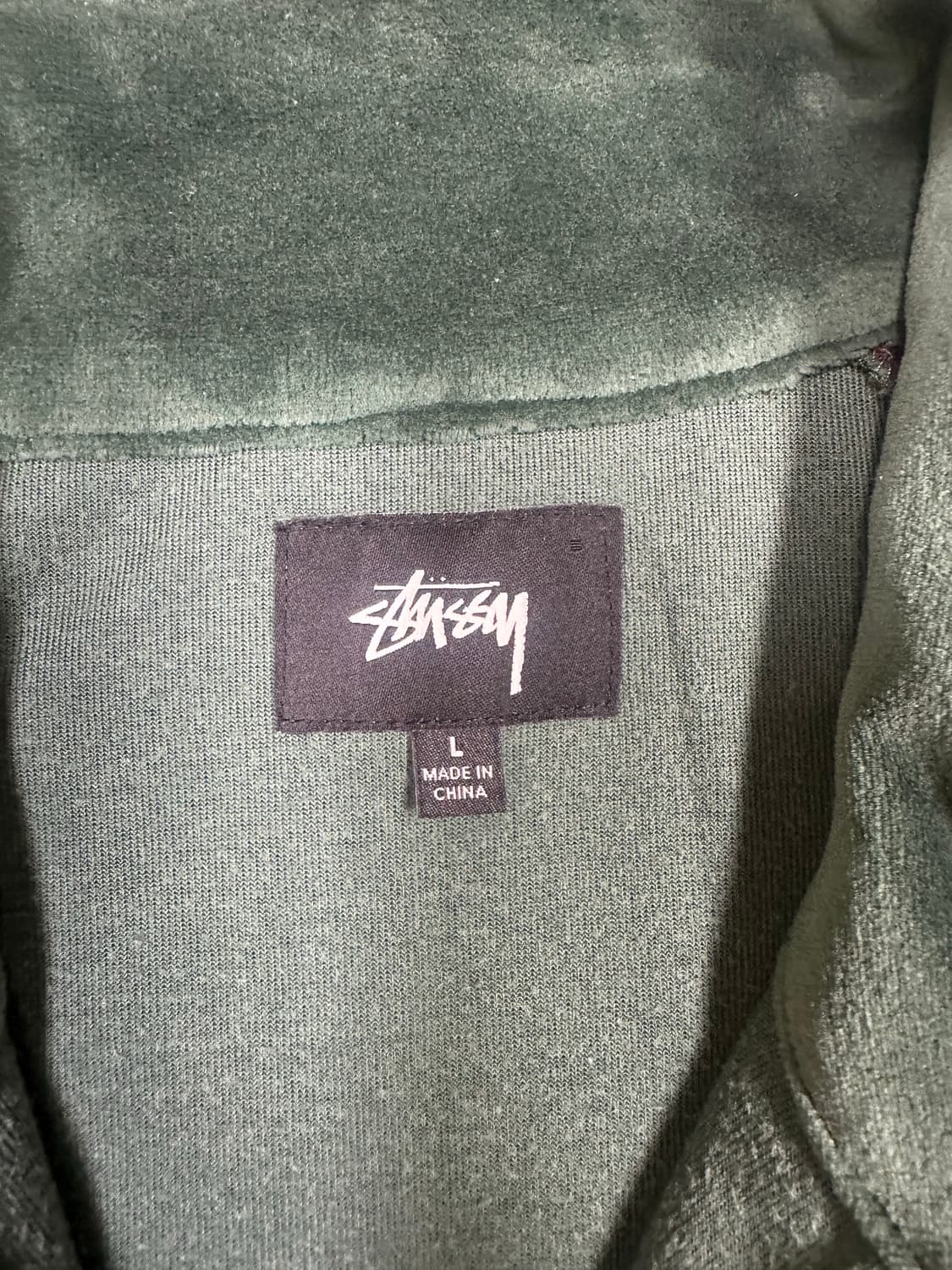 스투시 벨벳 트랙탑 멀티 L 상품이미지5