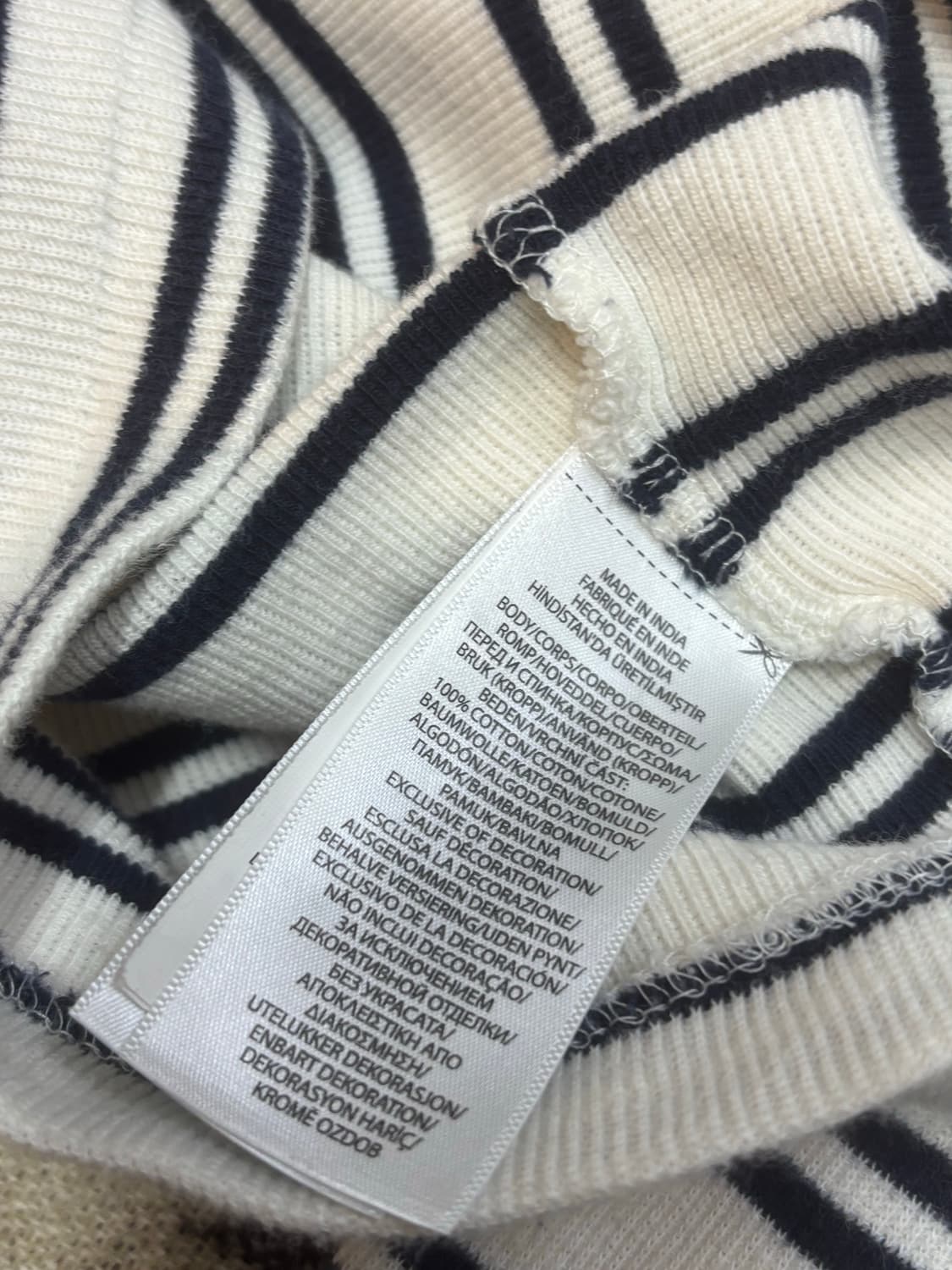 폴로 랄프 로렌 스트라이프 와플 코튼 롱 슬리브 상품이미지9