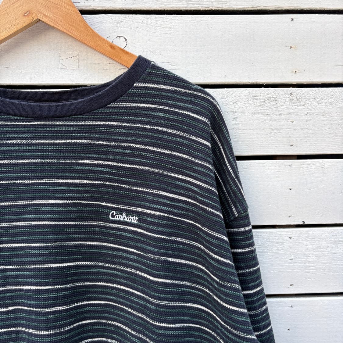 Carhartt 칼하트 스트라이프 와플티 롱슬리브 상품이미지4