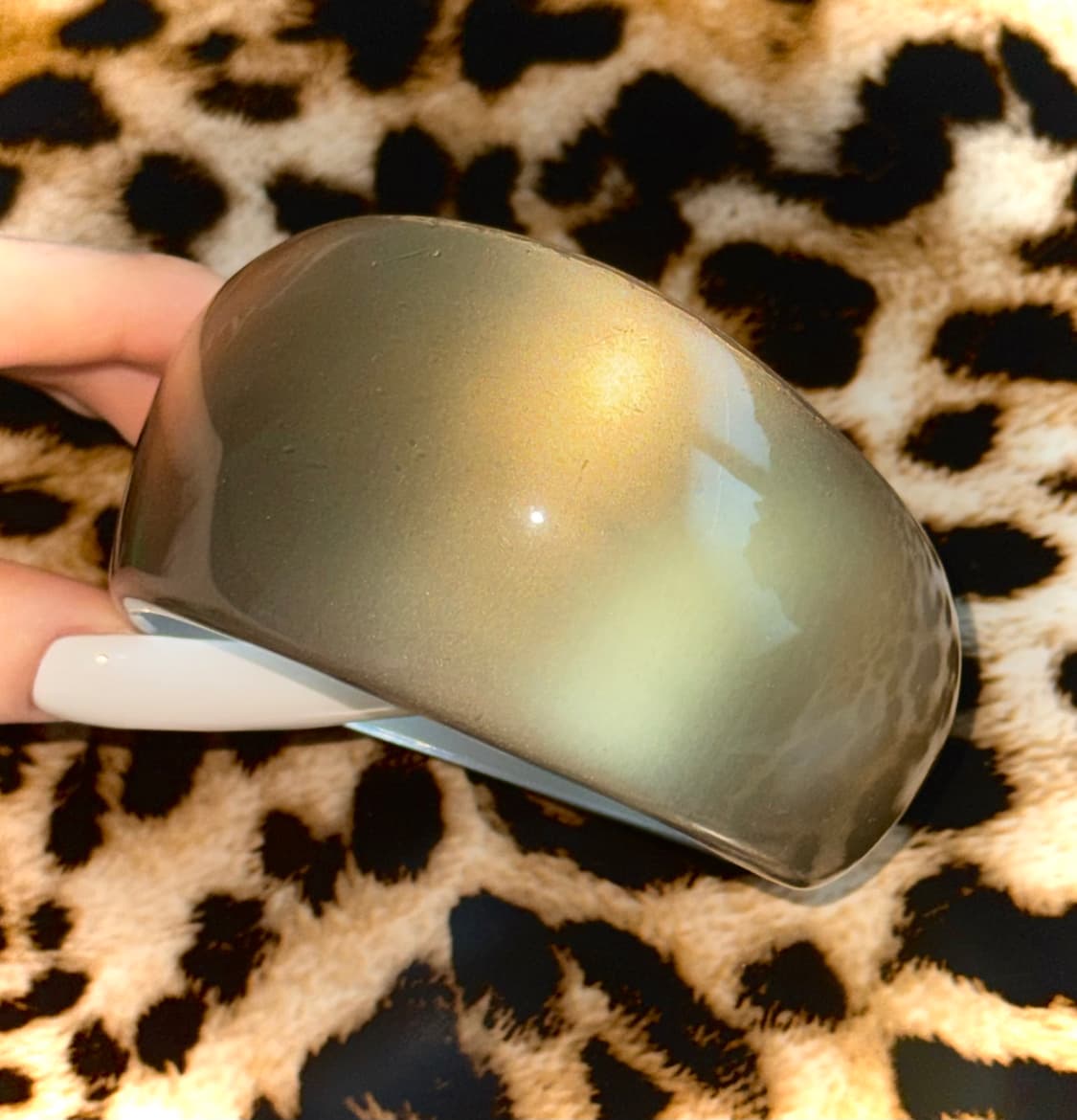 일본 헤이세이 갸루 오리엔탈 빅 글로시 골드 뱅글 팔찌 상품이미지1