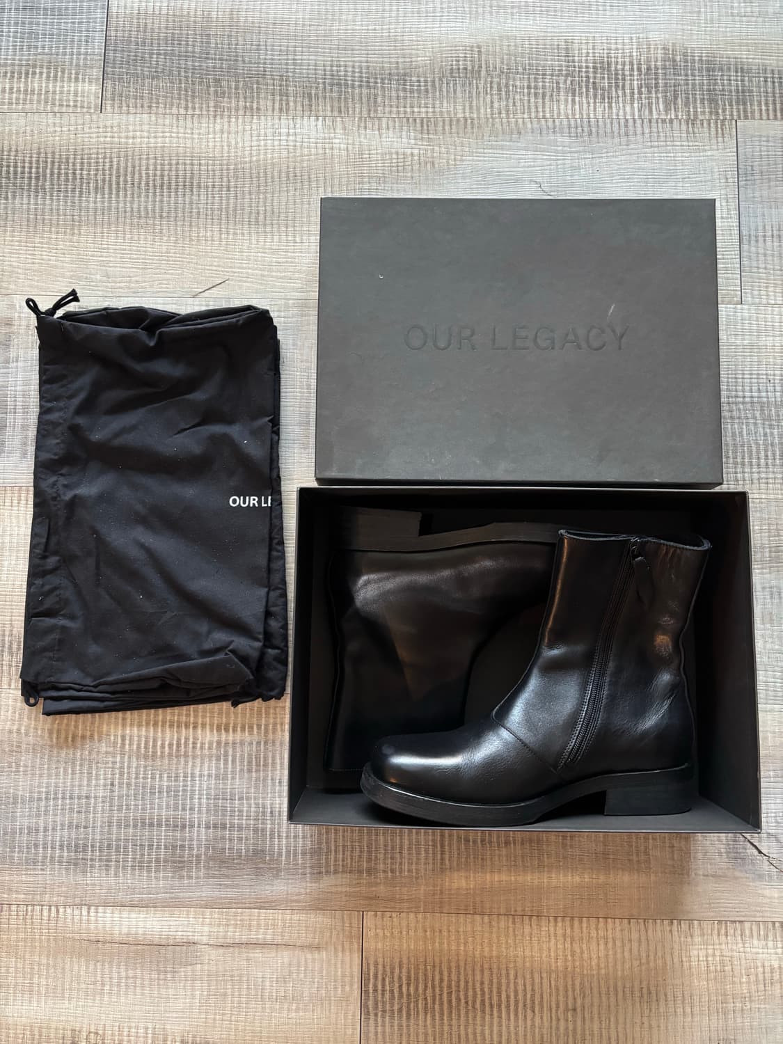 [40] 아워레가시 카미온 부츠 블랙 상품이미지1