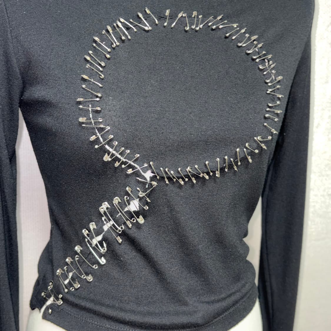 pin detail crop tee 상품이미지3