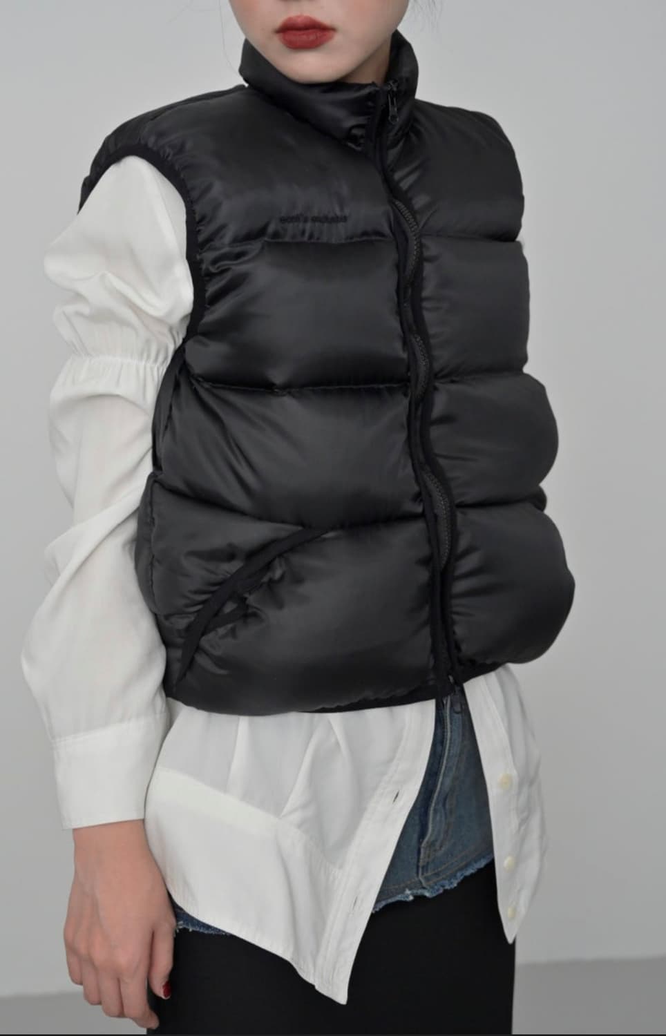 에옹쓰 패딩조끼 1 size 상품이미지3