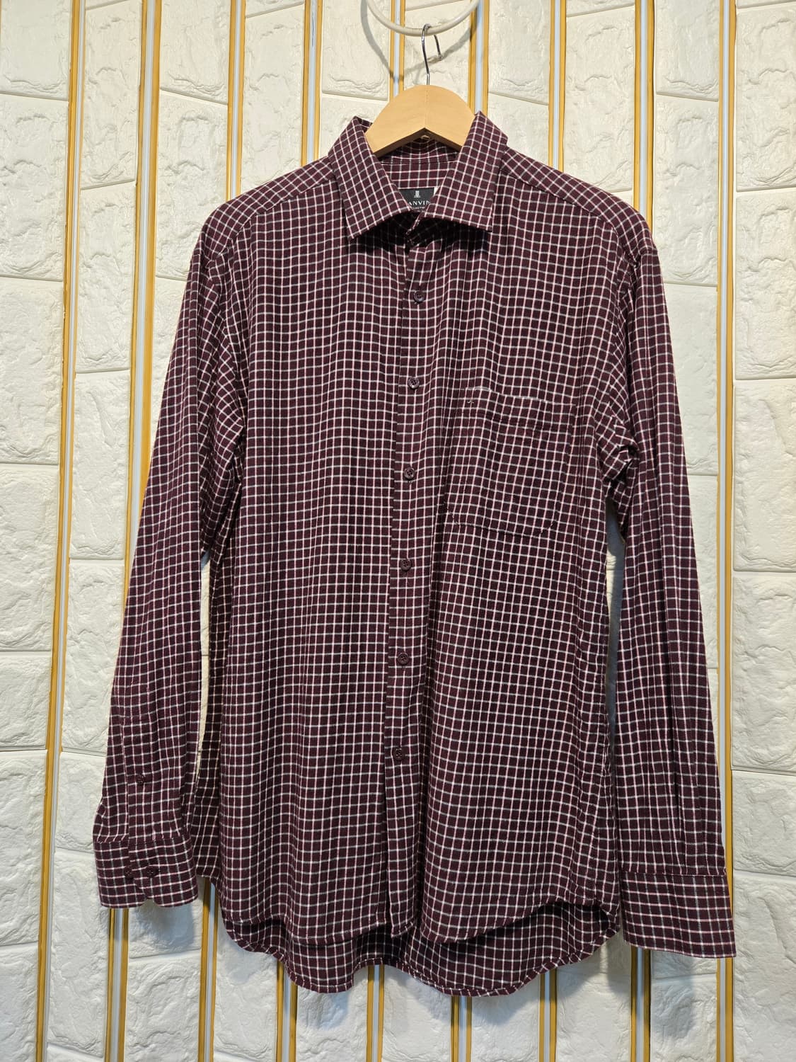 랑방 남성 셔츠 체크셔츠 정품 105 상품이미지1