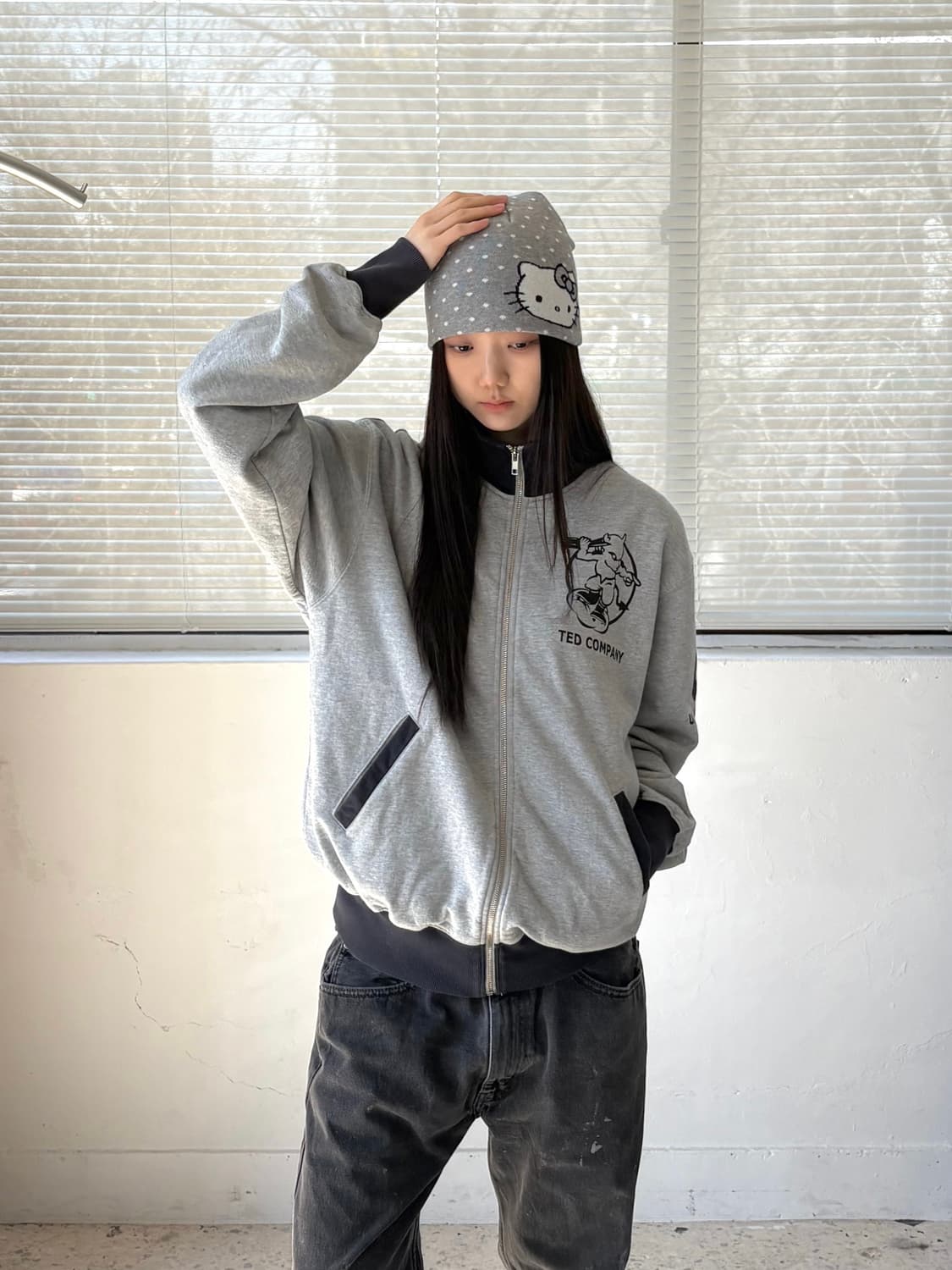 Ted Company 스웻 집업 상품이미지3