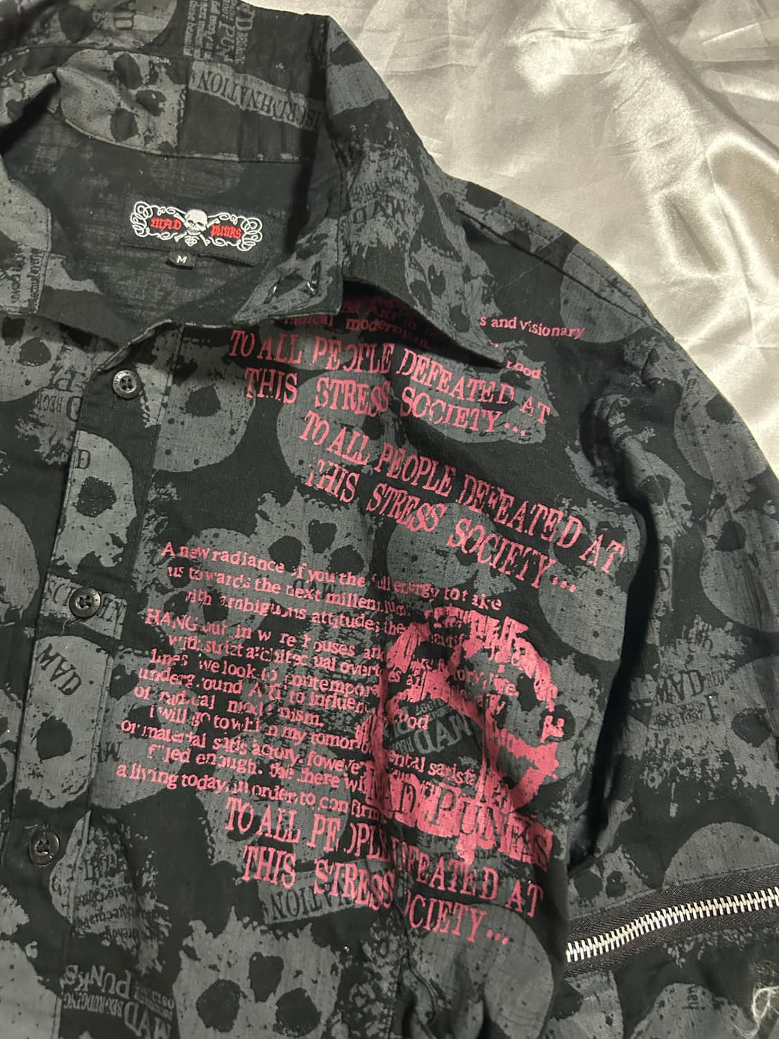 Mad Punks skull shirt 상품이미지2