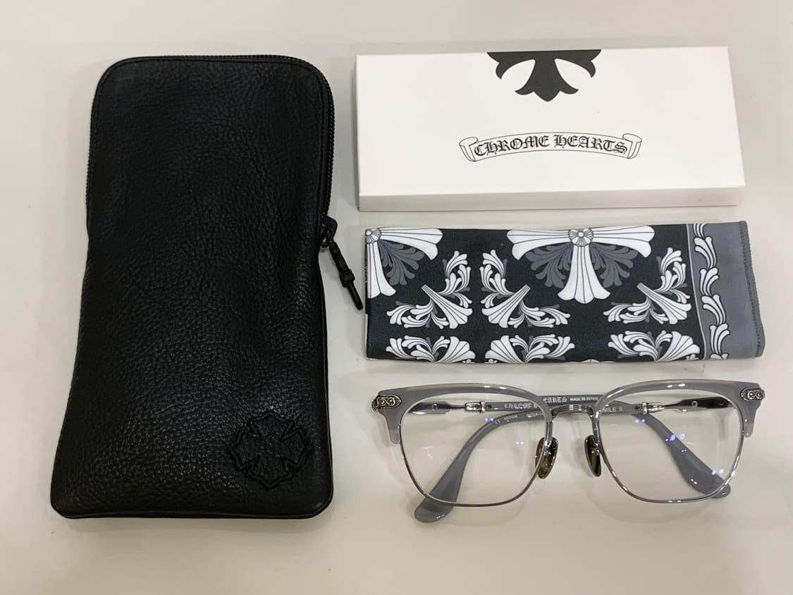 크롬하츠 버티컬스마일2 배틀쉽 건메탈 그레이 안경 [BSG/GM] 상품이미지2