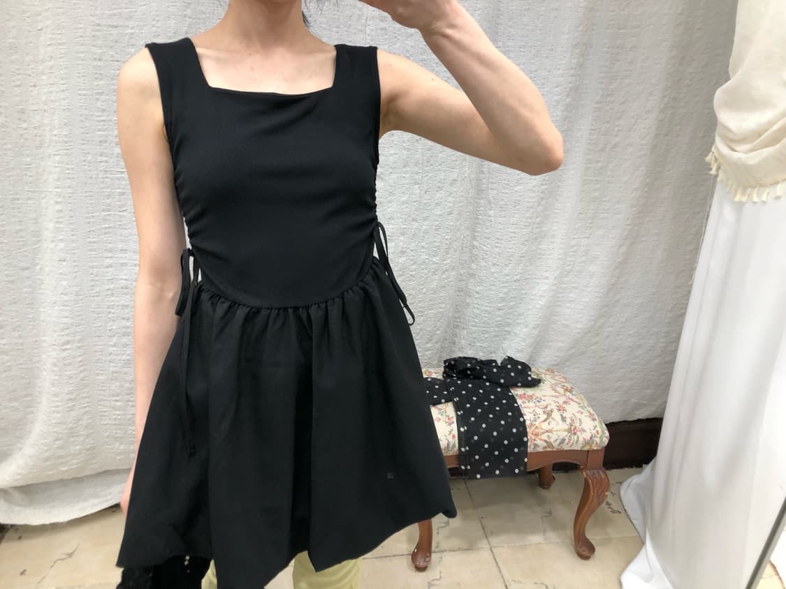 Balloon black layerd ops 상품이미지3