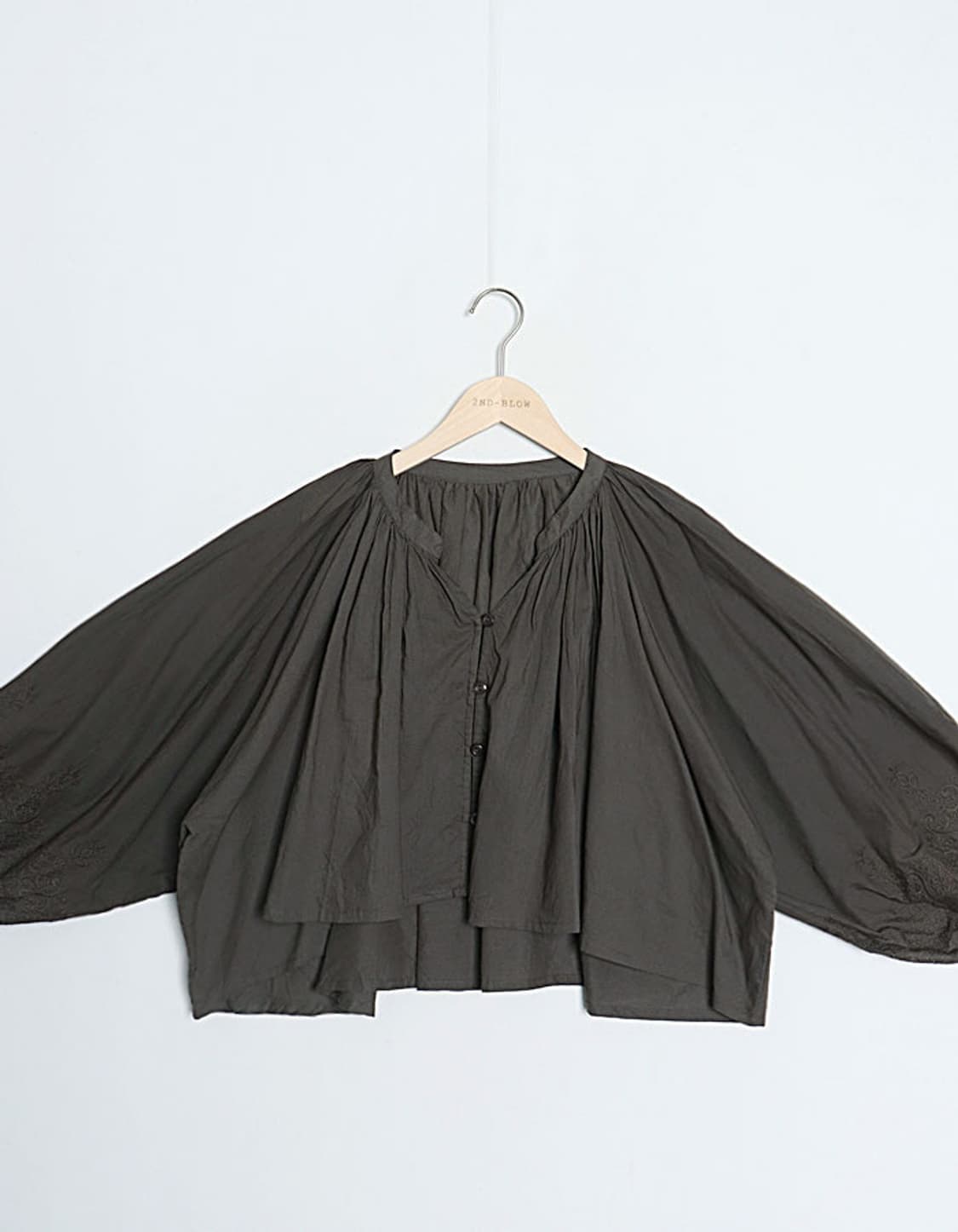 Non Gather Bolero Tunic Shirts 상품이미지2